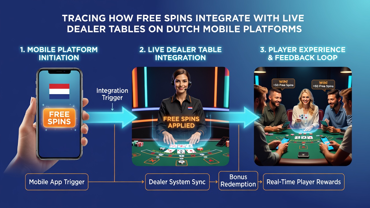Live dealer tafels en free spins op Nederlandse smartphones